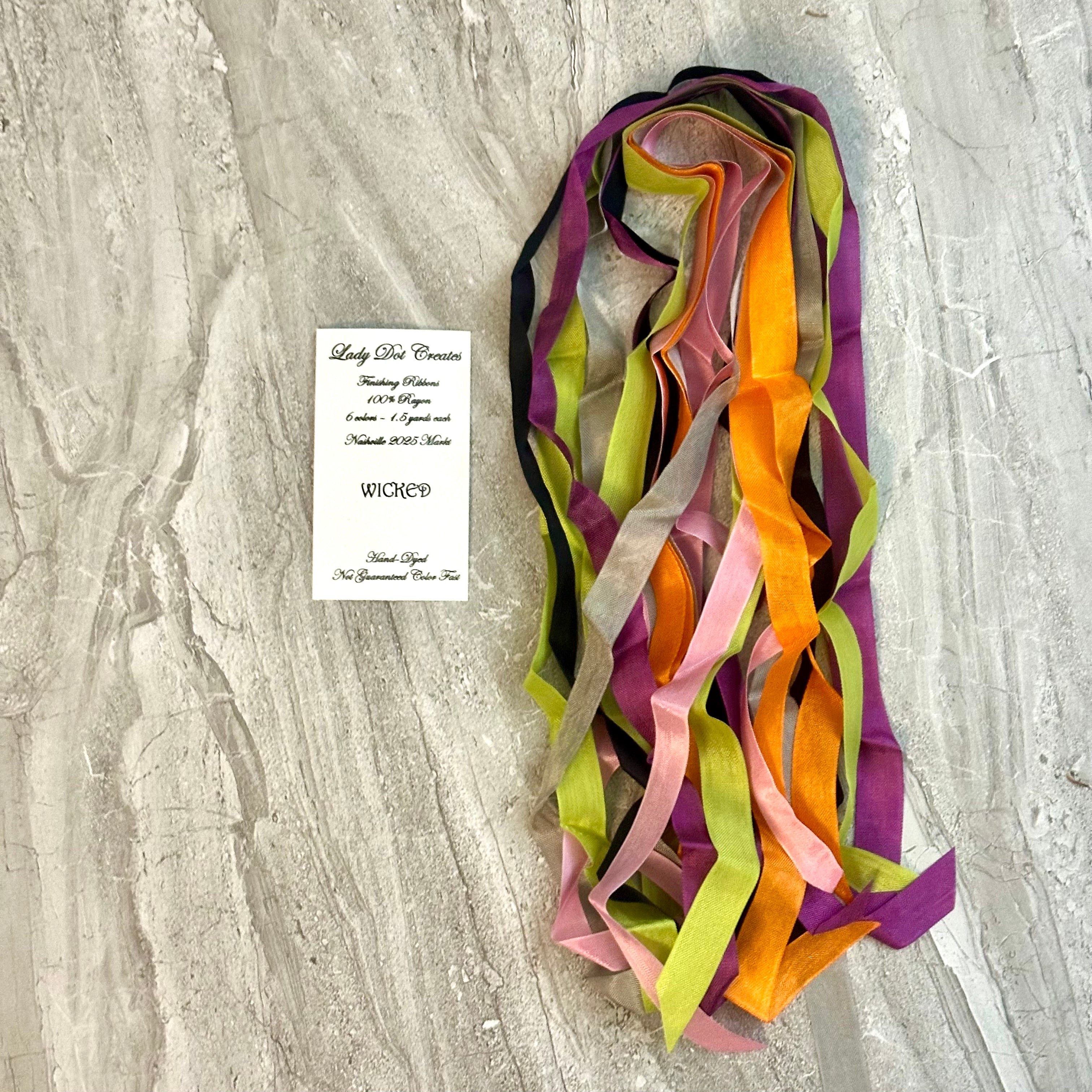 Wicked Ribbon Pack - 6 Halloween Ribbons | Lady Dot Creates