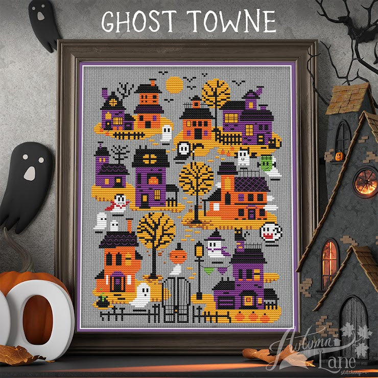 Ghost Towne | Autumn Lane Stitchery