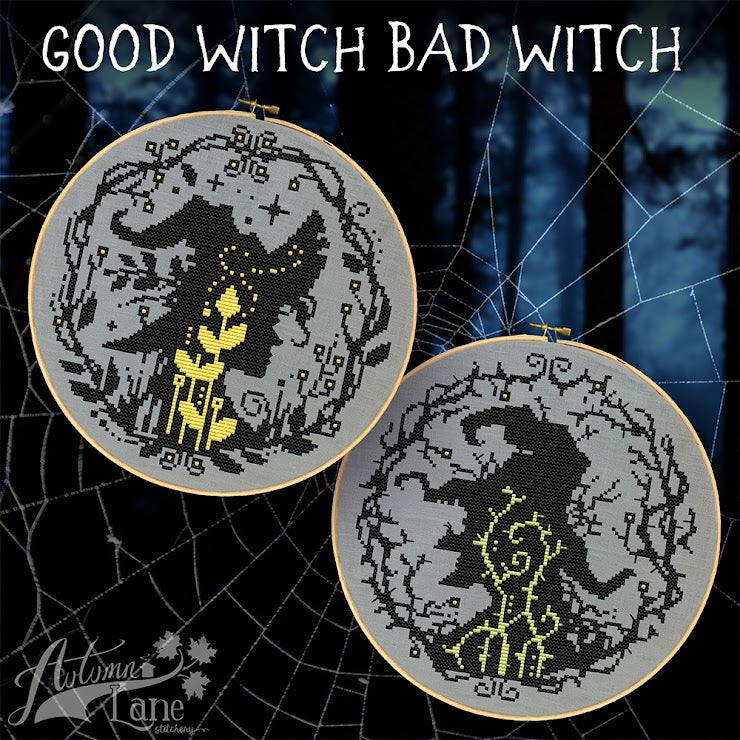 Good Witch Bad Witch | Autumn Lane Stitchery