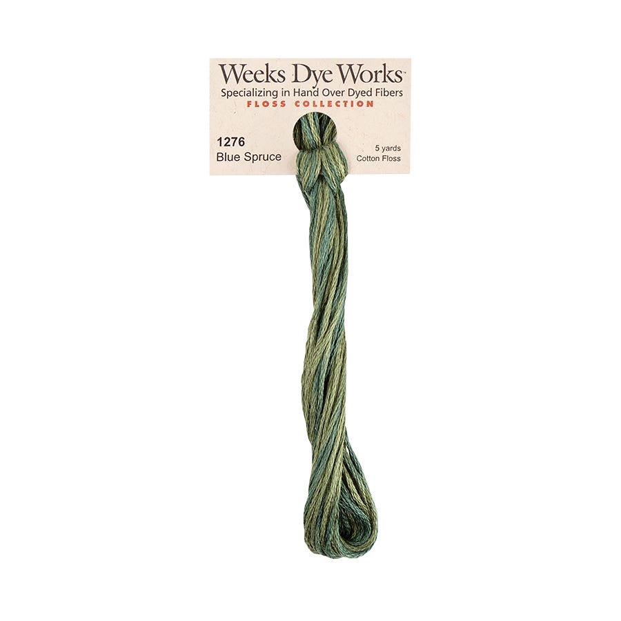 Blue Spruce | Weeks Dye Works - Hand-Dyed Embroidery Floss