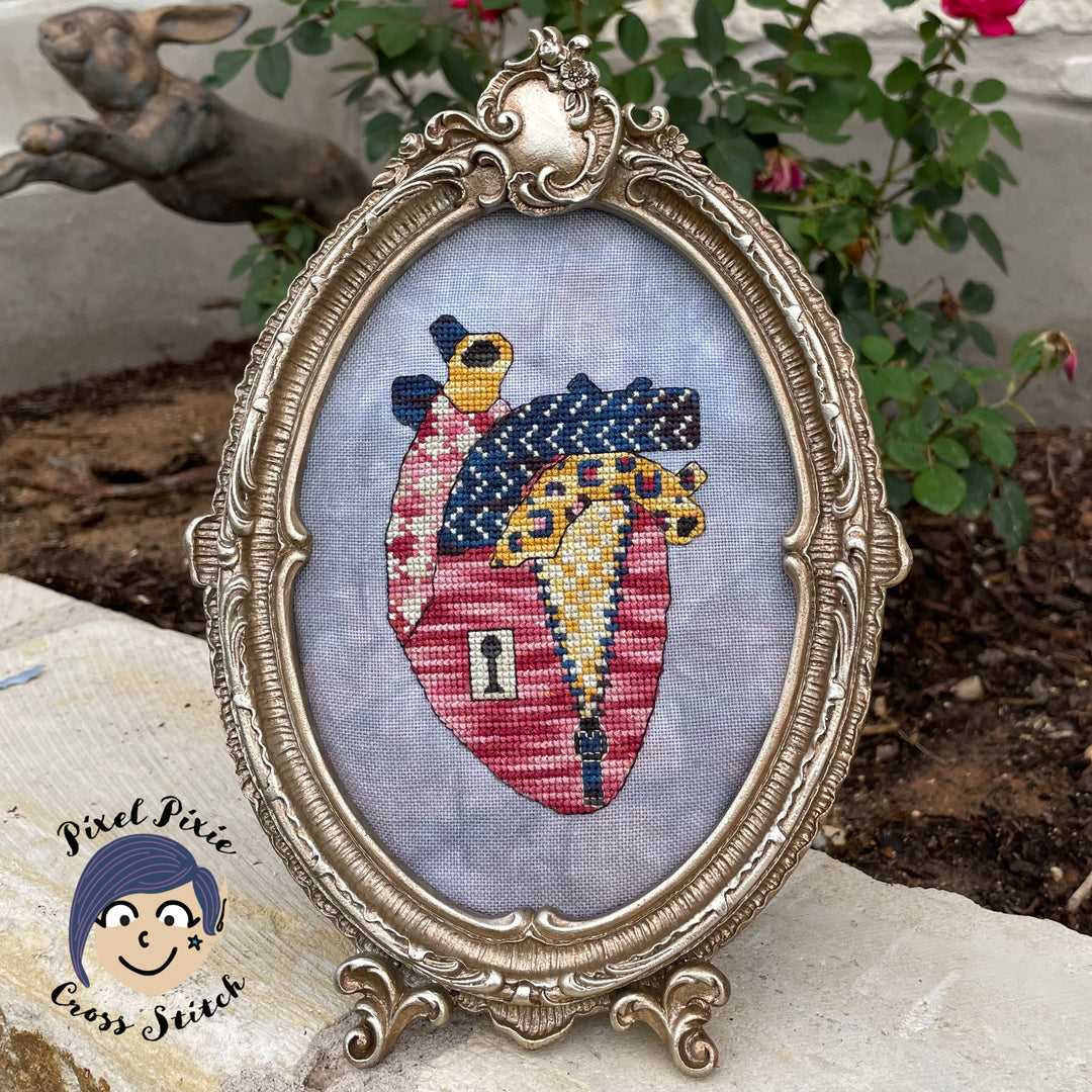 Wild at Heart - Hearts for Pam | Pixel Pixie Cross Stitch