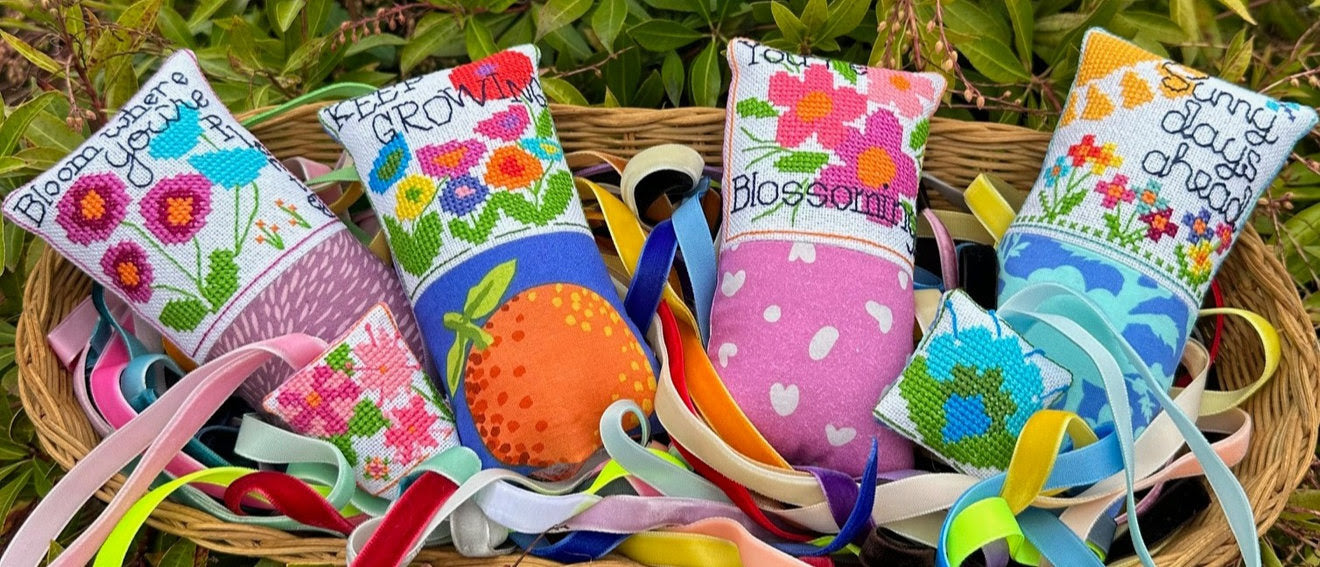 Flower Burst Flings (book with 6 designs!)  | Luhu Stitches
