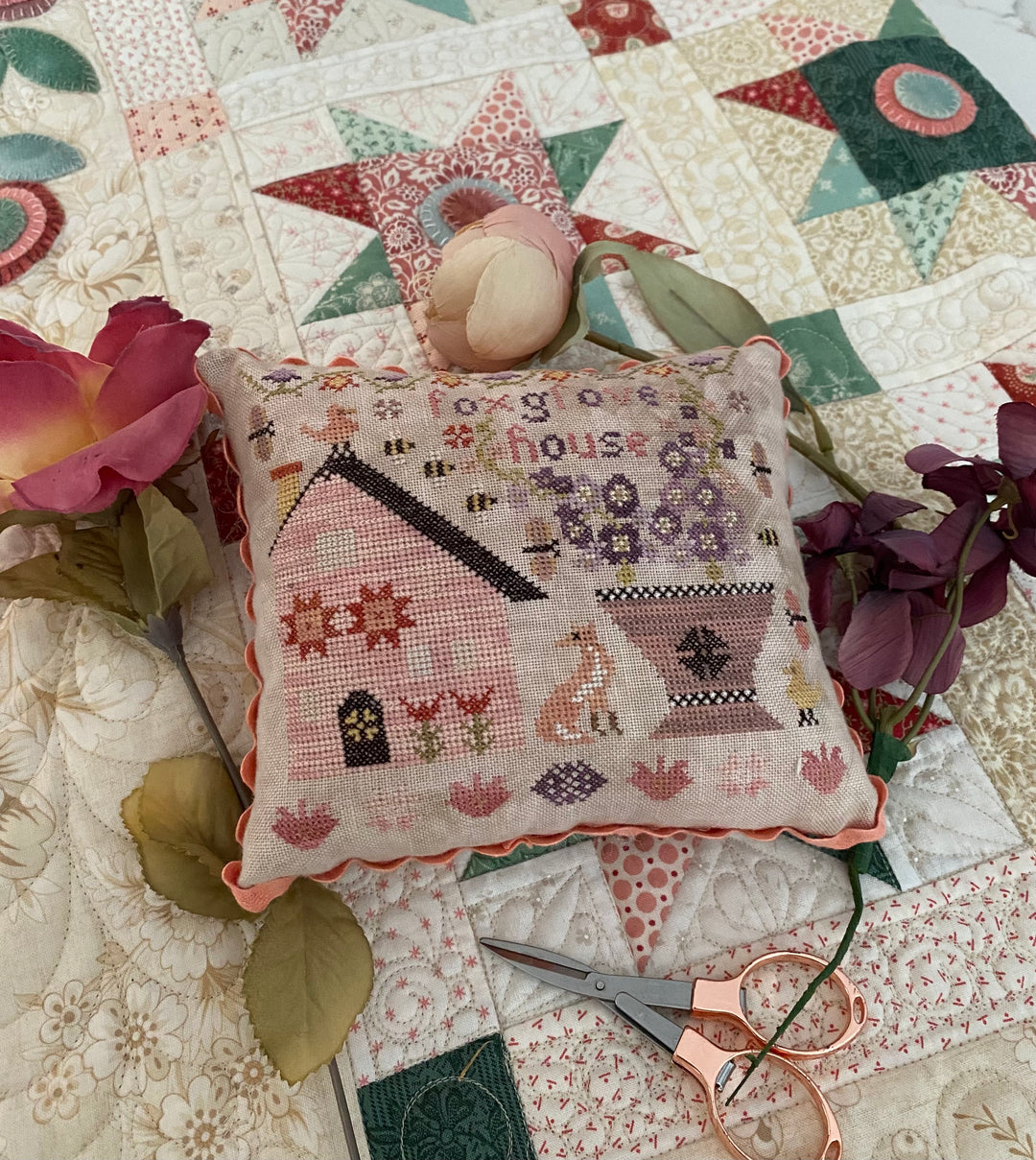 Foxglove House (The Houses on Wisteria Lane #4) | Pansy Patch Quilts and Stitchery