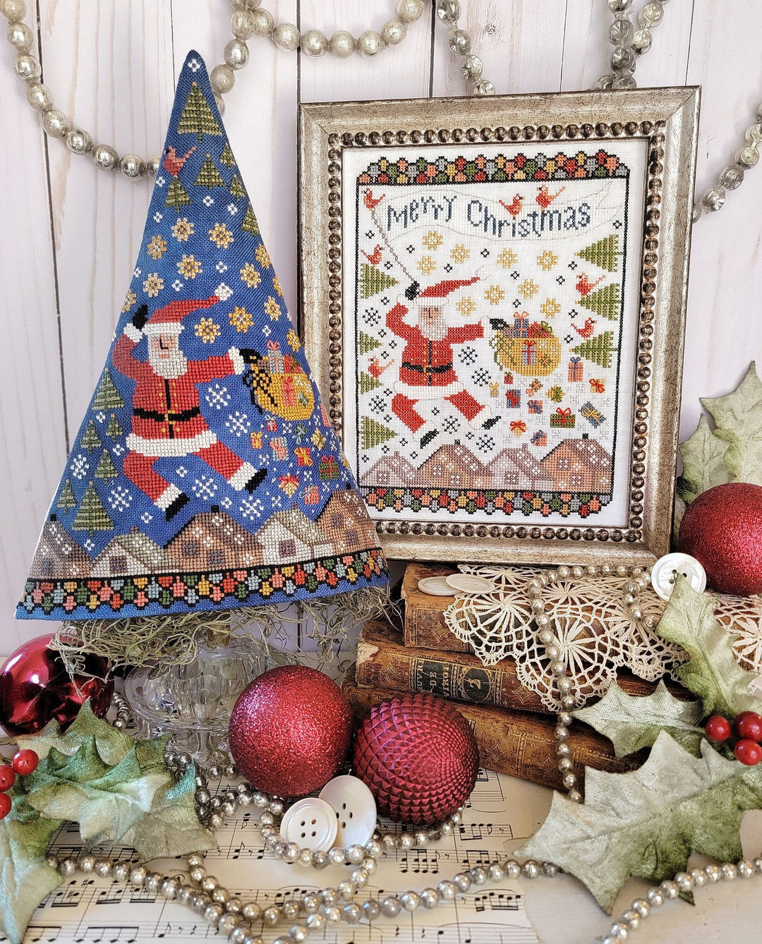 Tenth Day of Christmas Sampler and Tree |  Hello from Liz Mathews