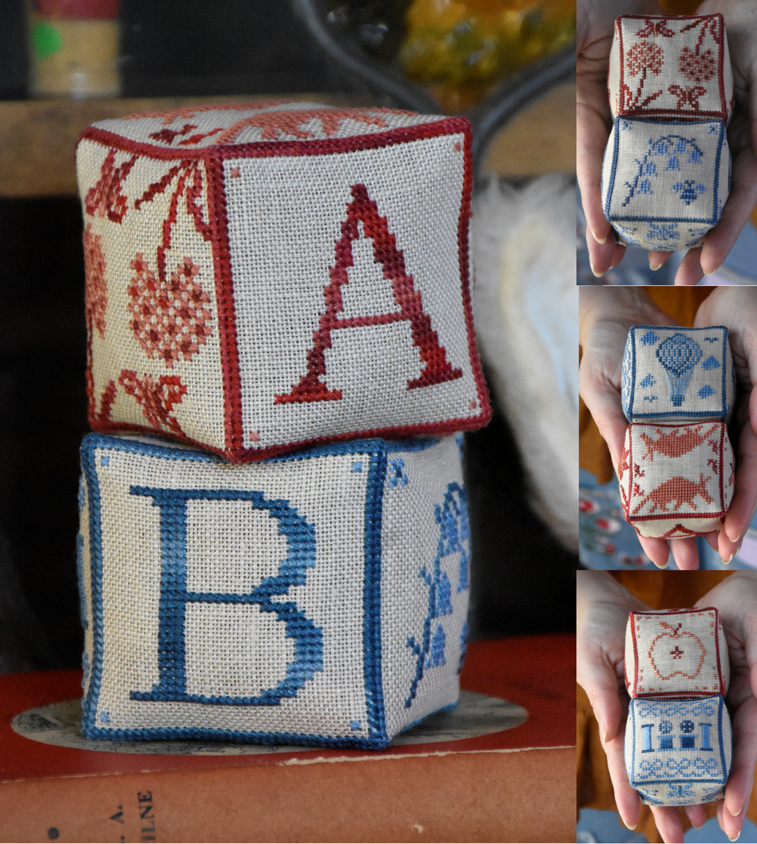 A is for Aardvark, B is for Balloon: No. 1 in the Alphabet Blocks series | Mojo Stitches
