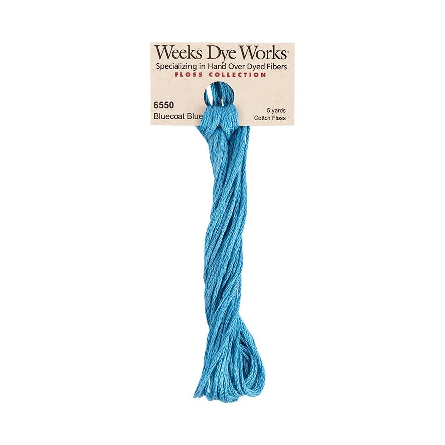 Bluecoat Blue | Weeks Dye Works - Hand-Dyed Embroidery Floss