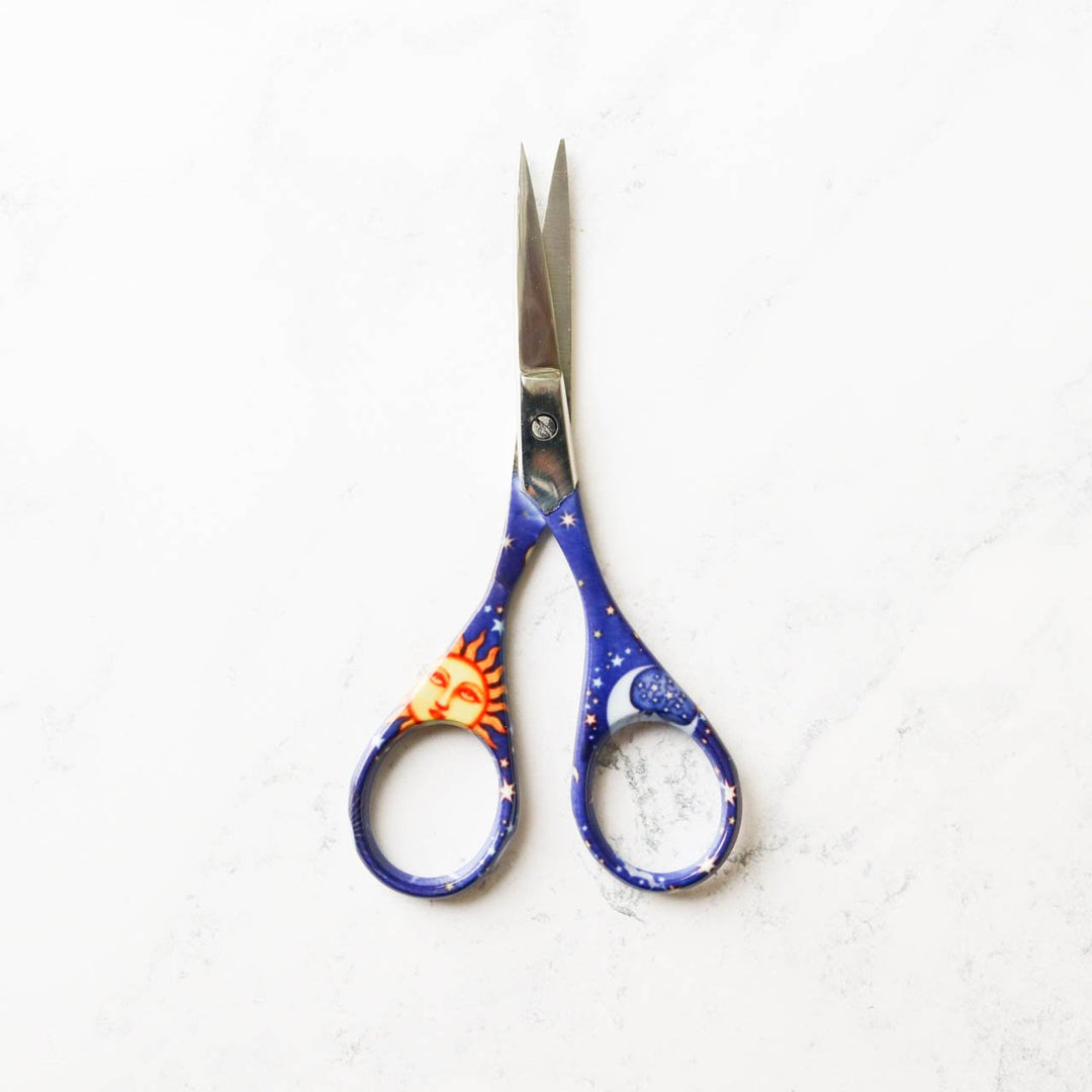 Sun and Moon Embroidery Scissors | Dinky Dyes