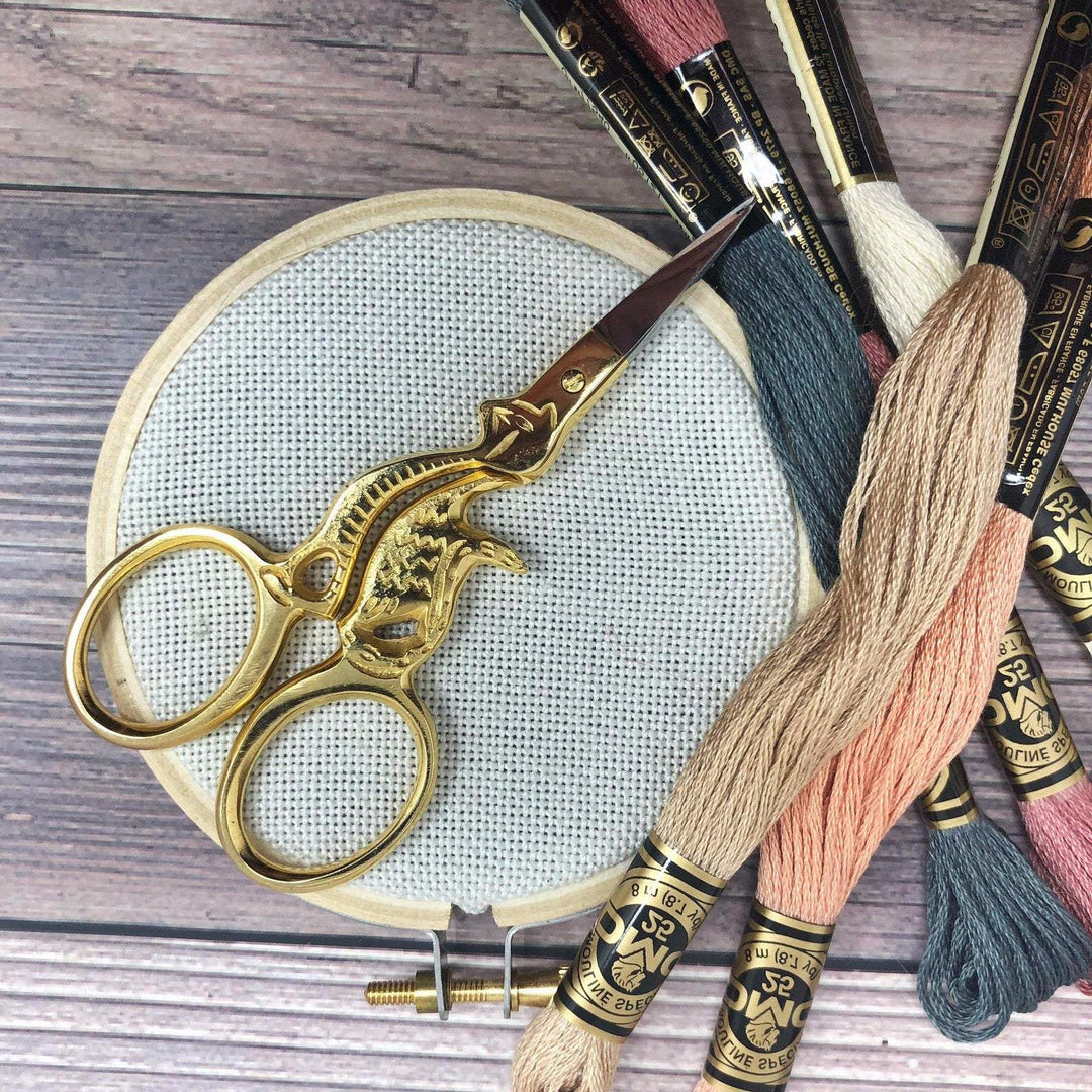 Gold Cat Embroidery Scissors