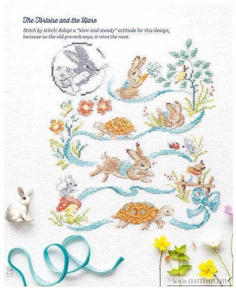Fables and Fairy Tales to Cross Stitch, a book of French designs
