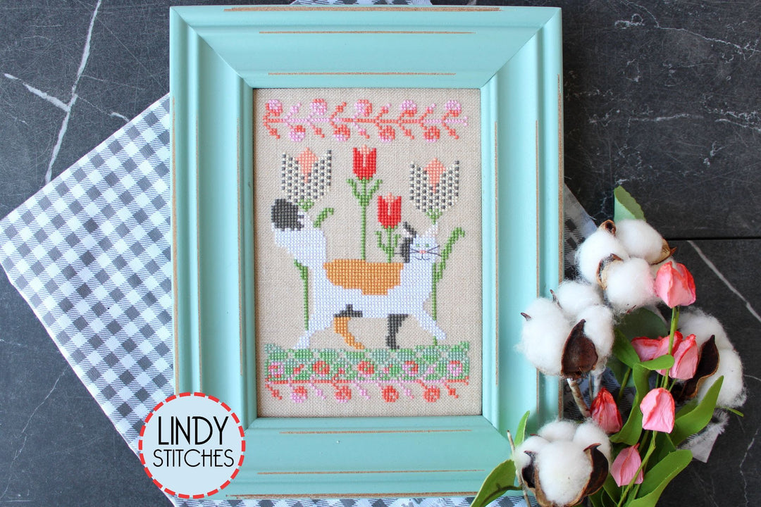 Prancing in the Tulips | Lindy Stitches