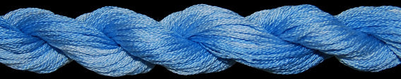 Blue thread on a transparent background