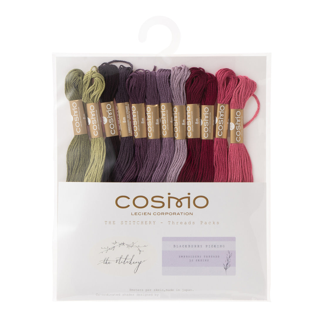 Blackberry Picking - Cosmo Embroidery Floss Collection | Cosmo