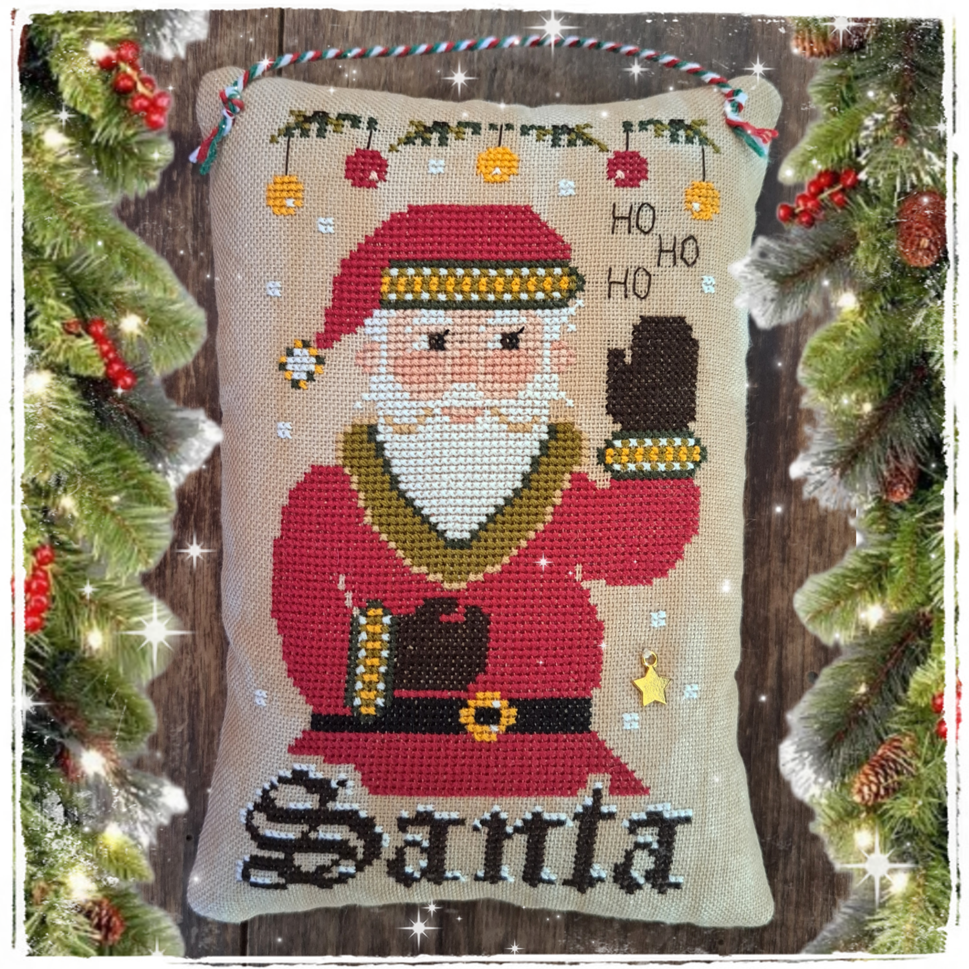 Santa Claus (includes star charm) | Fairy Wool in the Wood - Marketplace