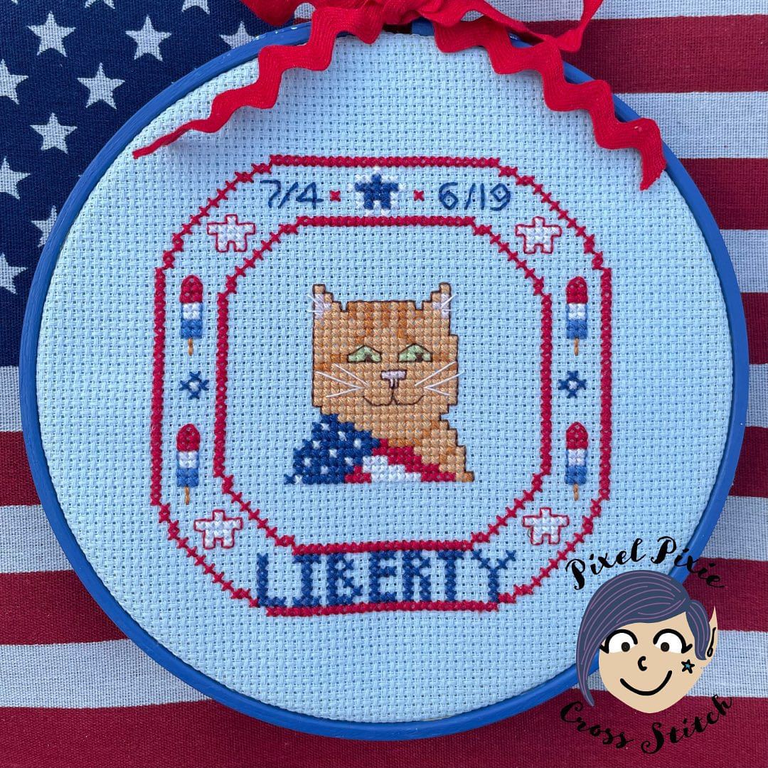 Liberty | Pixel Pixie Cross Stitch