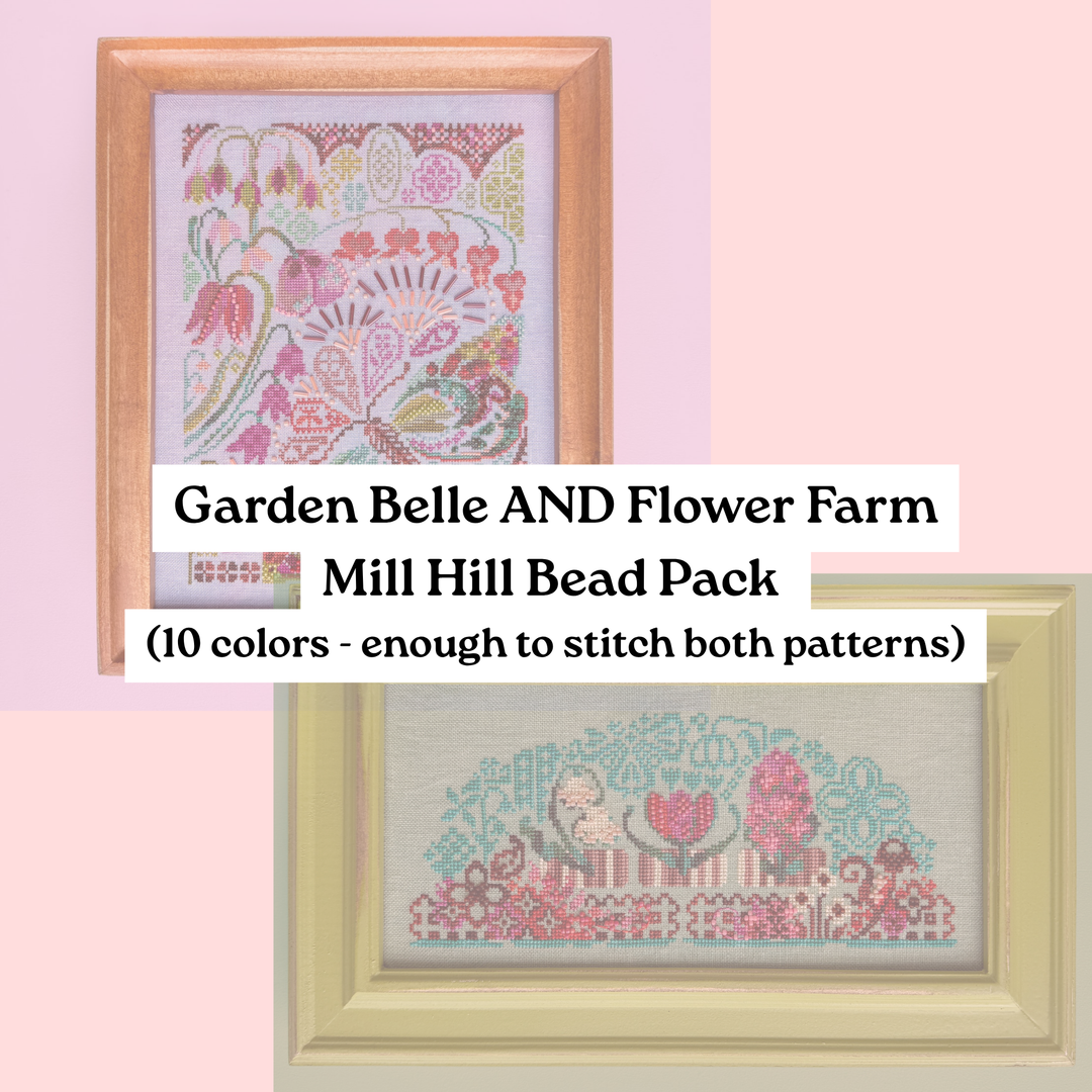 Bead Pack for Garden Belle AND Flower Farm by JEDxStitch (charts not included)