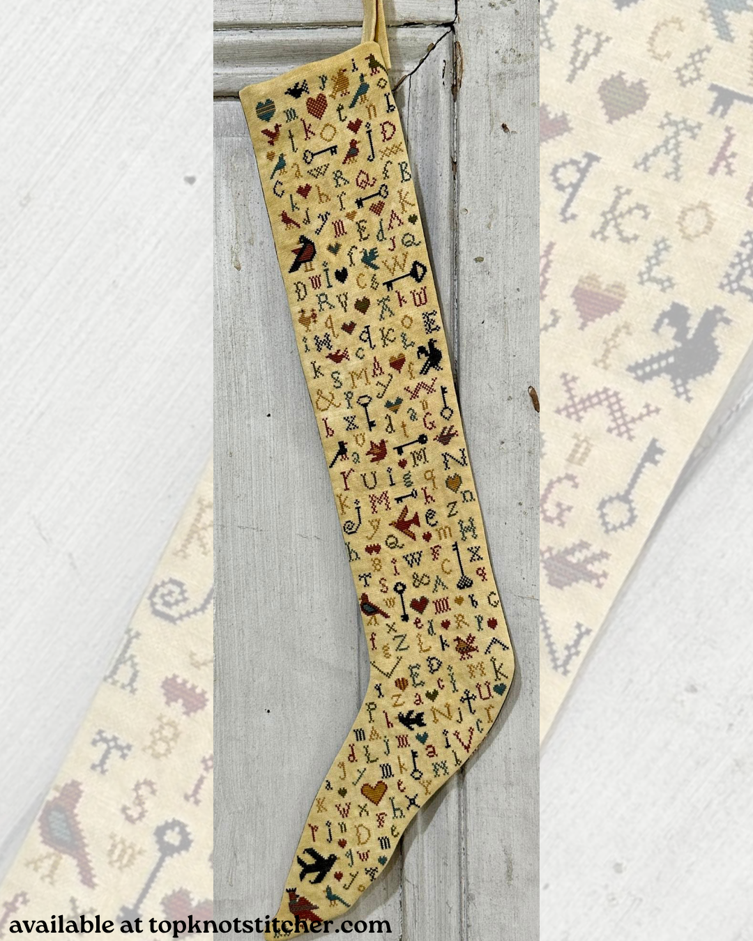Pre-Order: A Primitive Stocking | Kathy Barrick (ships in Sept)