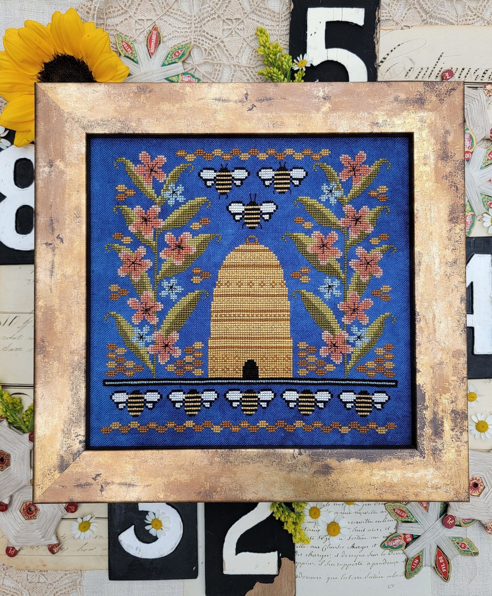 Abuzz at Midnight | Hello from Liz Mathews – TopKnot Stitcher Shop