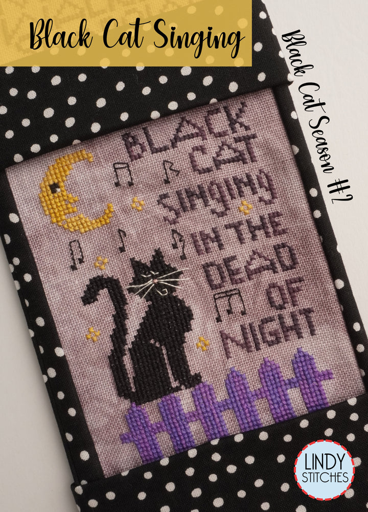 Black Cat Season - Set of 6 Patterns | Lindy Stitches