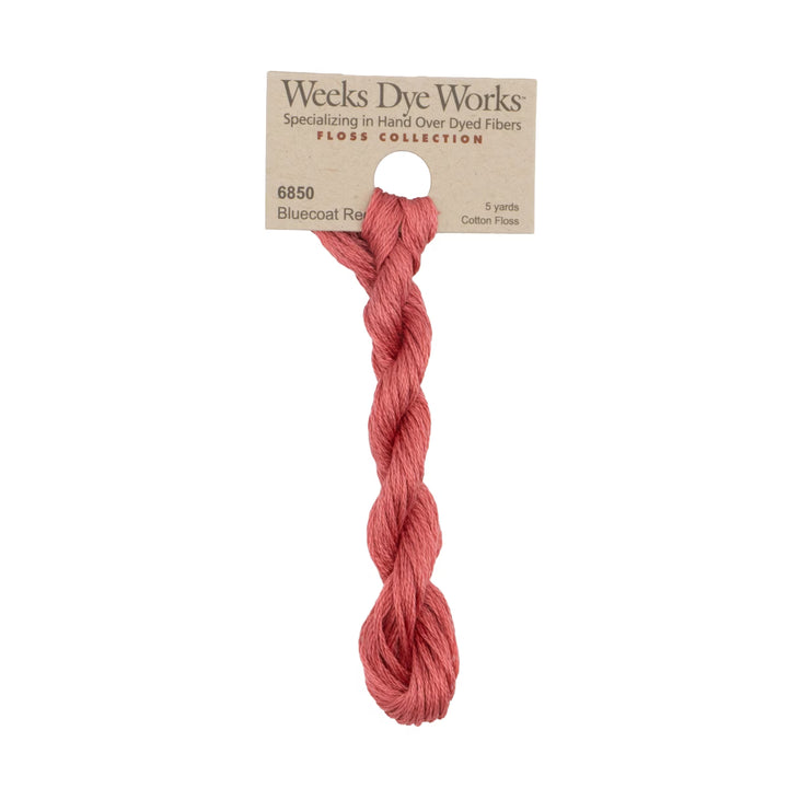 Bluecoat Red 6850 | Weeks Dye Works - Hand-Dyed Embroidery Floss