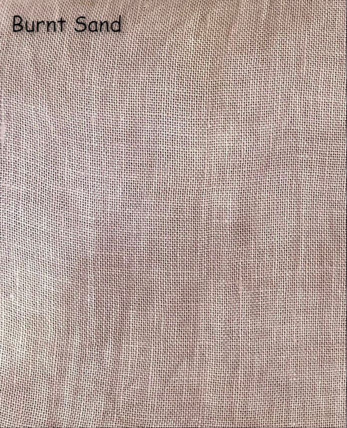 Burnt Sand 40ct linen - Fat Quarter | Mani di Donna