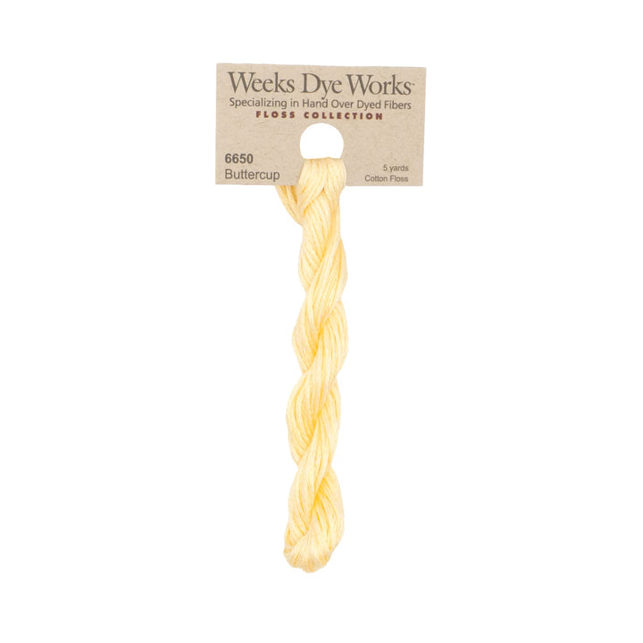 Buttercup 6650 | Weeks Dye Works - Hand-Dyed Embroidery Floss