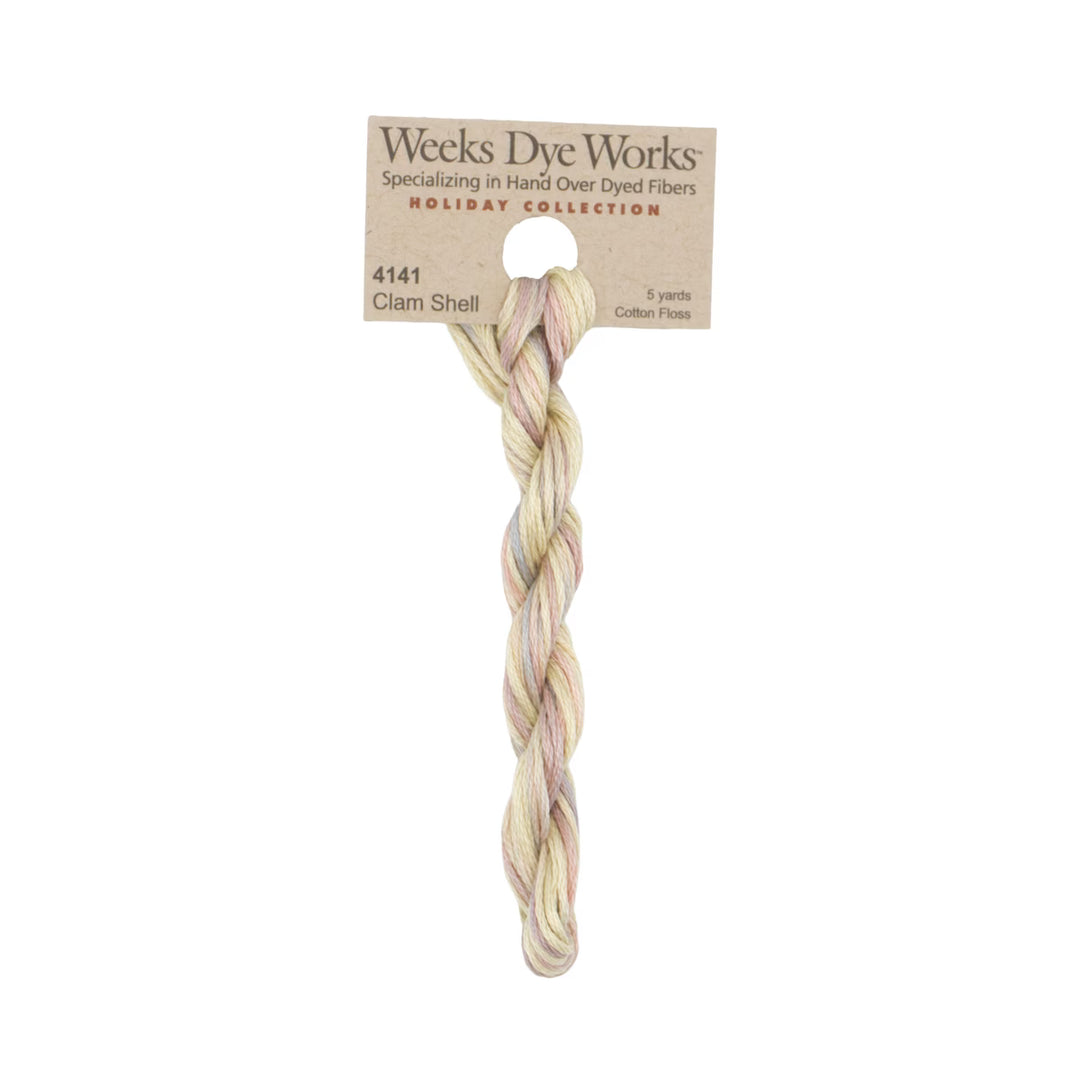 Clam Shell 4141 | Weeks Dye Works - Hand-Dyed Embroidery Floss