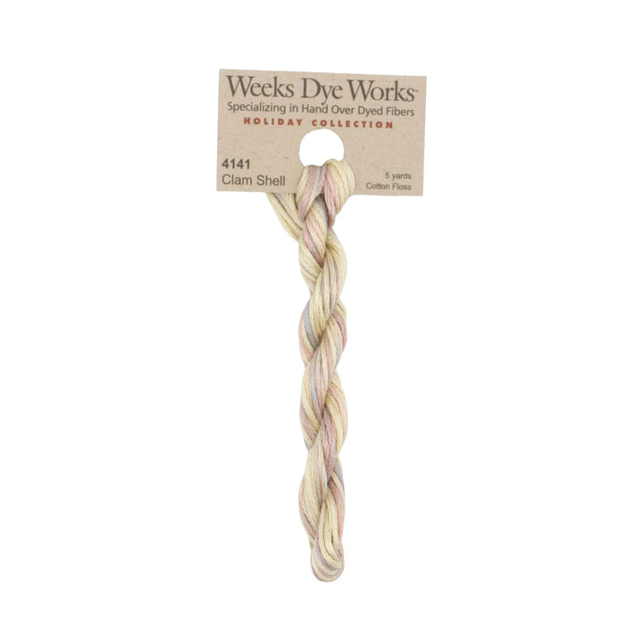Clam Shell 4141 | Weeks Dye Works - Hand-Dyed Embroidery Floss