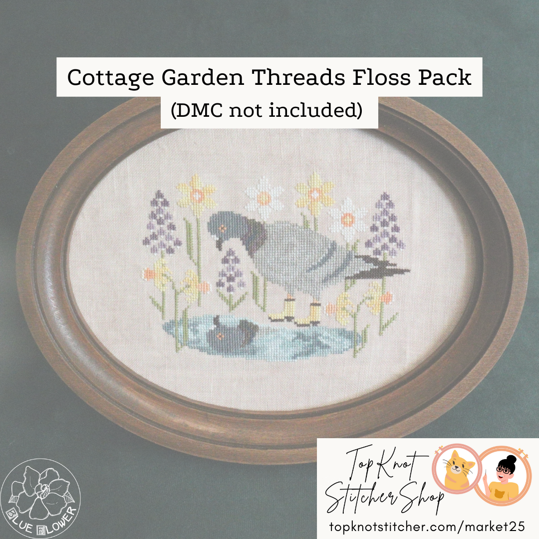 *CGT Floss Pack* for Pigeon and Puddle by The Blue Flower | Cottage Garden Threads