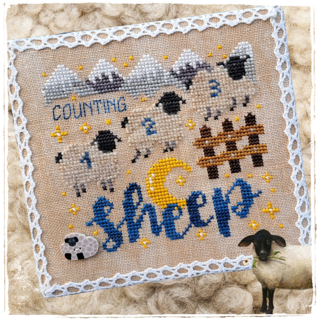 Counting Sheep (includes sheep button!) | Fairy Wool