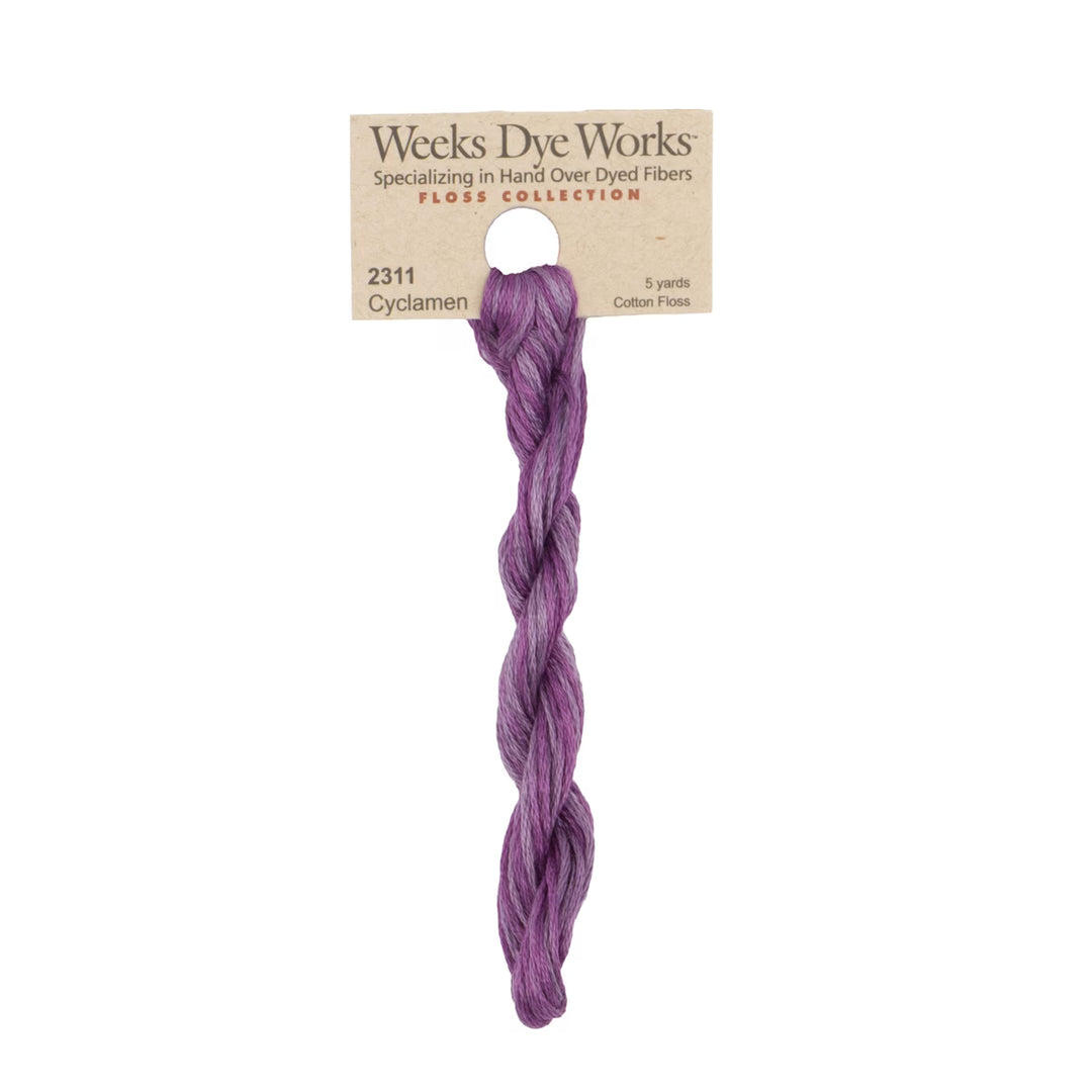 Cyclamen 2311 | Weeks Dye Works - Hand-Dyed Embroidery Floss