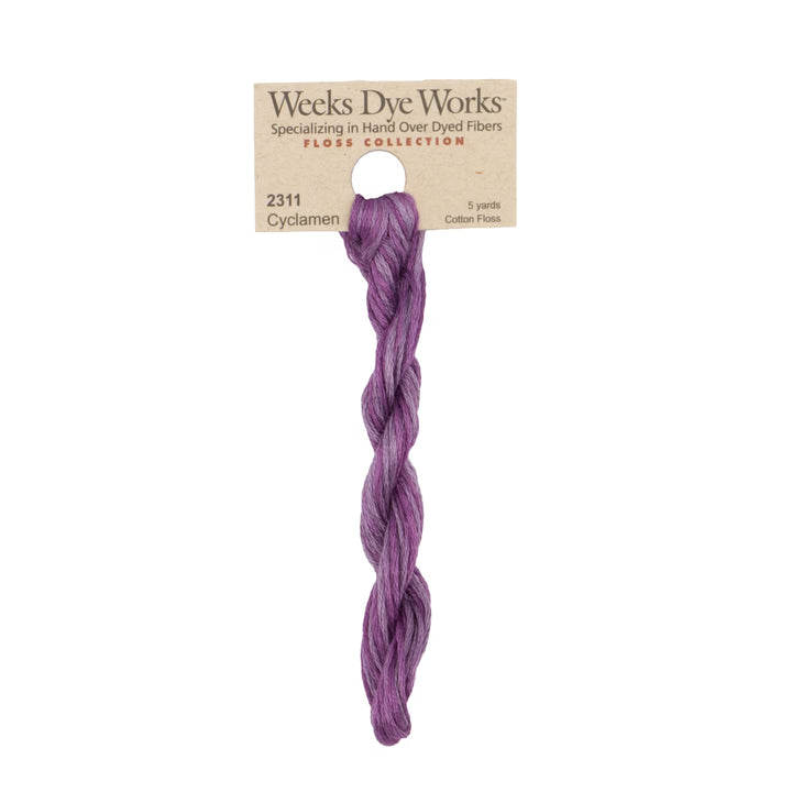 Cyclamen 2311 | Weeks Dye Works - Hand-Dyed Embroidery Floss