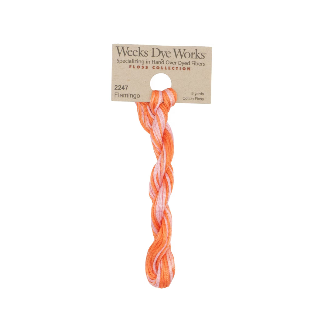Flamingo 2247 | Weeks Dye Works - Hand-Dyed Embroidery Floss