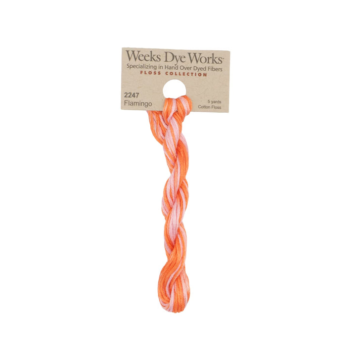 Flamingo 2247 | Weeks Dye Works - Hand-Dyed Embroidery Floss