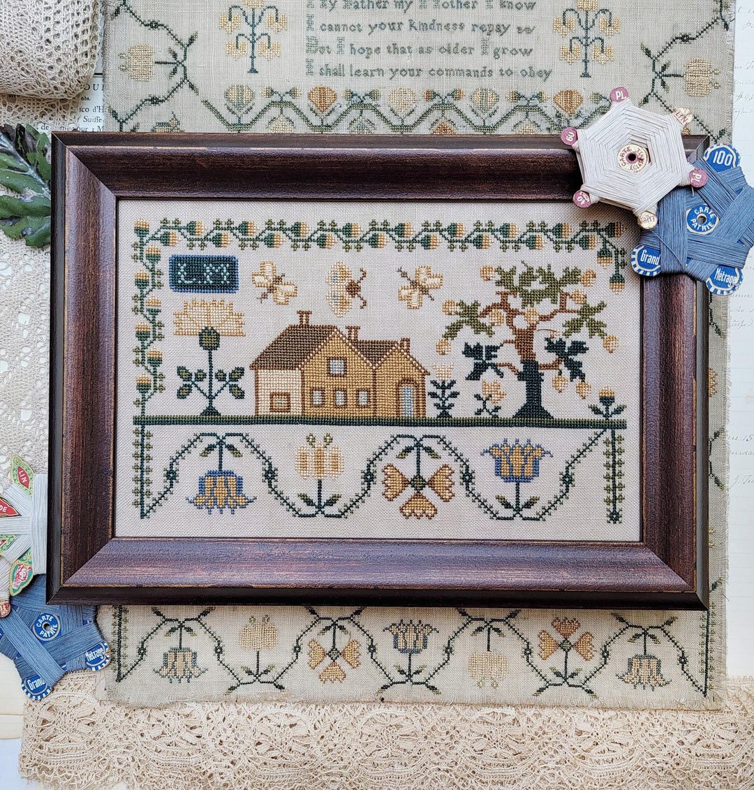 Golden Sampler Fragment | Hello from Liz Mathews
