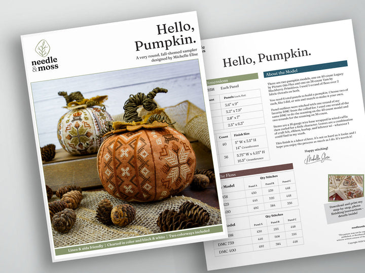 Pre-Order: Hello, Pumpkin. | Needle & Moss (begins shipping late August)