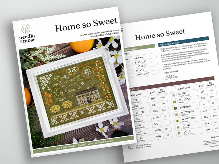 Pre-Order: Home So Sweet | Needle & Moss (begins shipping late August)