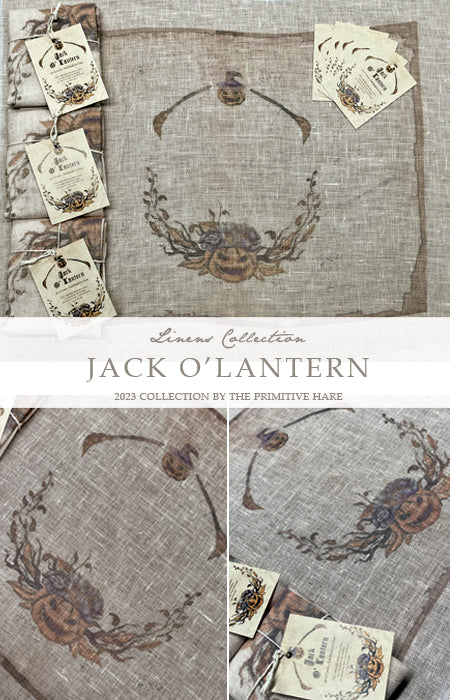 Jack O'Lantern 30ct Linen | The Primitive Hare