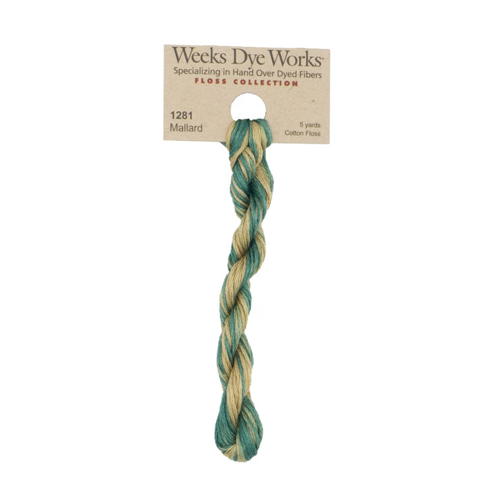 Mallard 1281 | Weeks Dye Works - Hand-Dyed Embroidery Floss