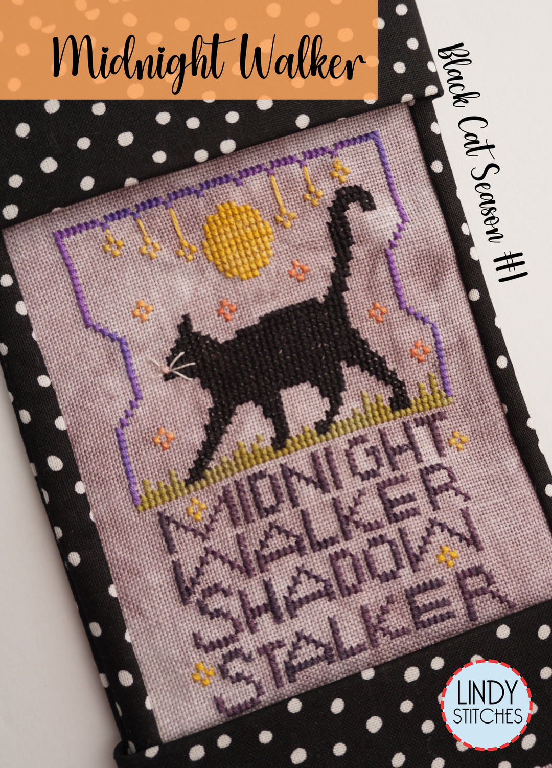 Black Cat Season - Set of 6 Patterns | Lindy Stitches