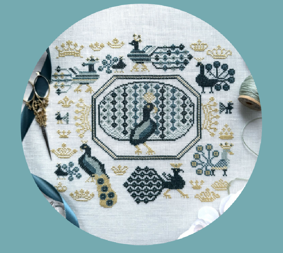 Peacock Sampler | The Elegant Thread