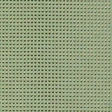 A close-up of a sage green perforated mesh fabric texture.