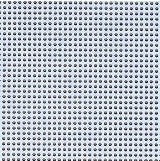 A close-up of a repeating pattern of small dark blue oval motifs arranged in a grid on a white background.