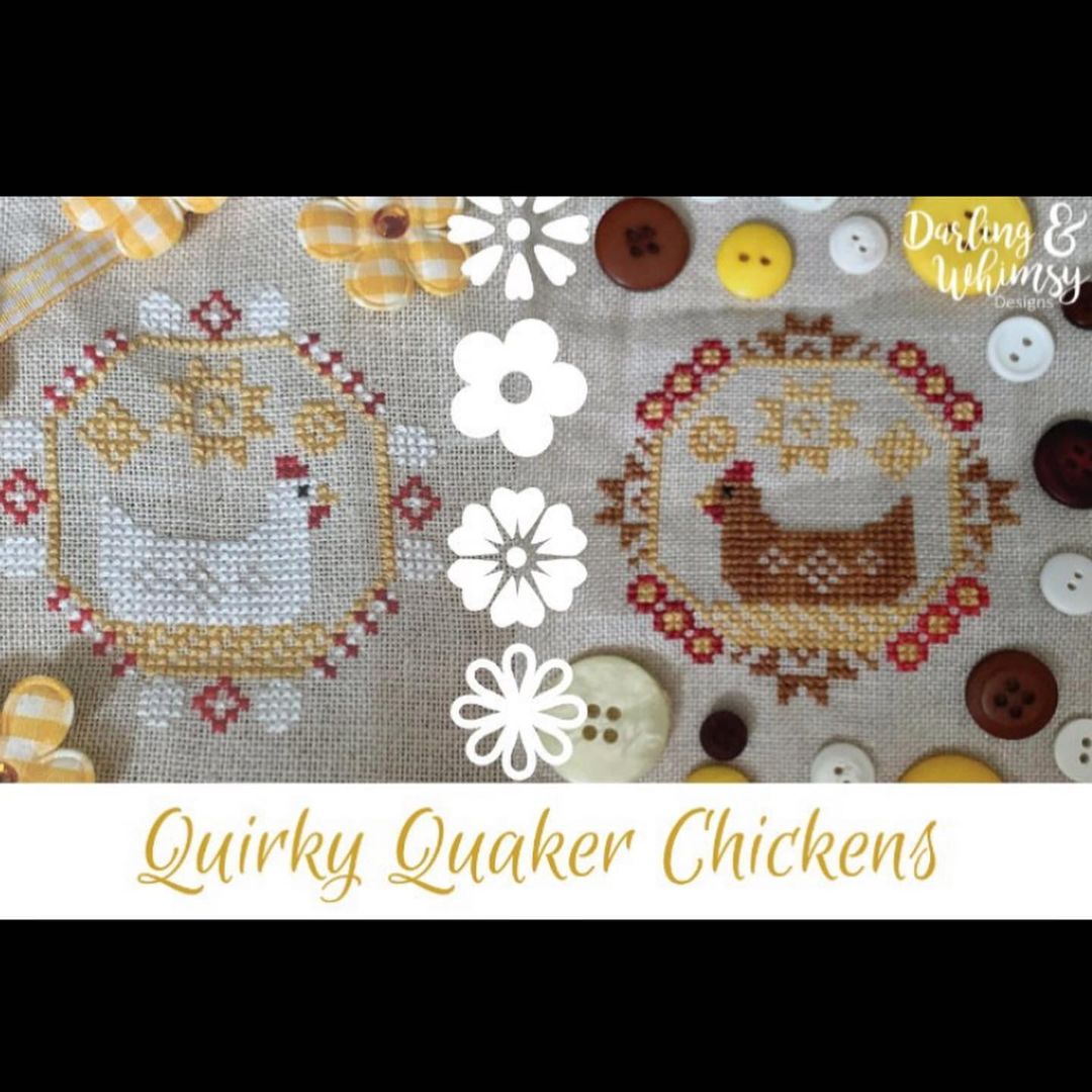 Quirky Quaker Chickens | Darling & Whimsy Designs