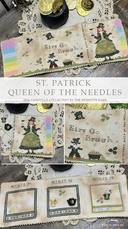Pre-Order: St. Patrick Queen of the Needles | The Primitive Hare (Nashville Market - ships in March)
