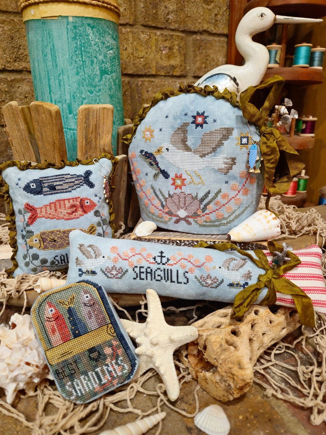 Sardine Thieves | Quaint Rose Needleart