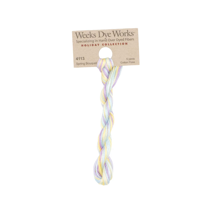 Spring Bouquet 4113 | Weeks Dye Works - Hand-Dyed Embroidery Floss