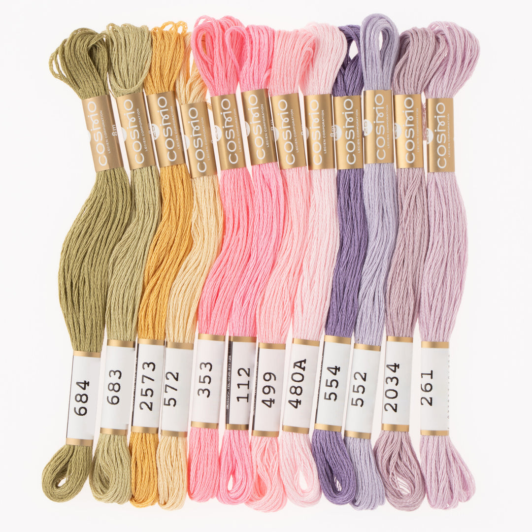 Summer Blooms - Cosmo Embroidery Floss Collection | Cosmo