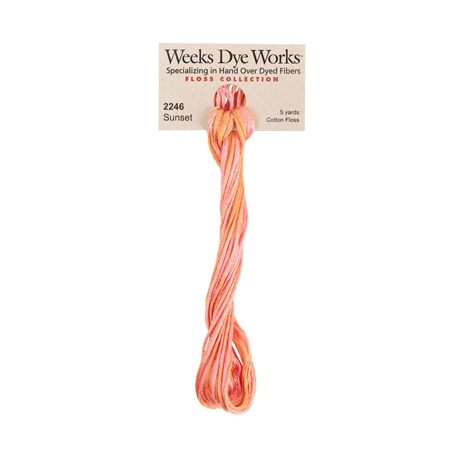 Sunset | Weeks Dye Works - Hand-Dyed Embroidery Floss