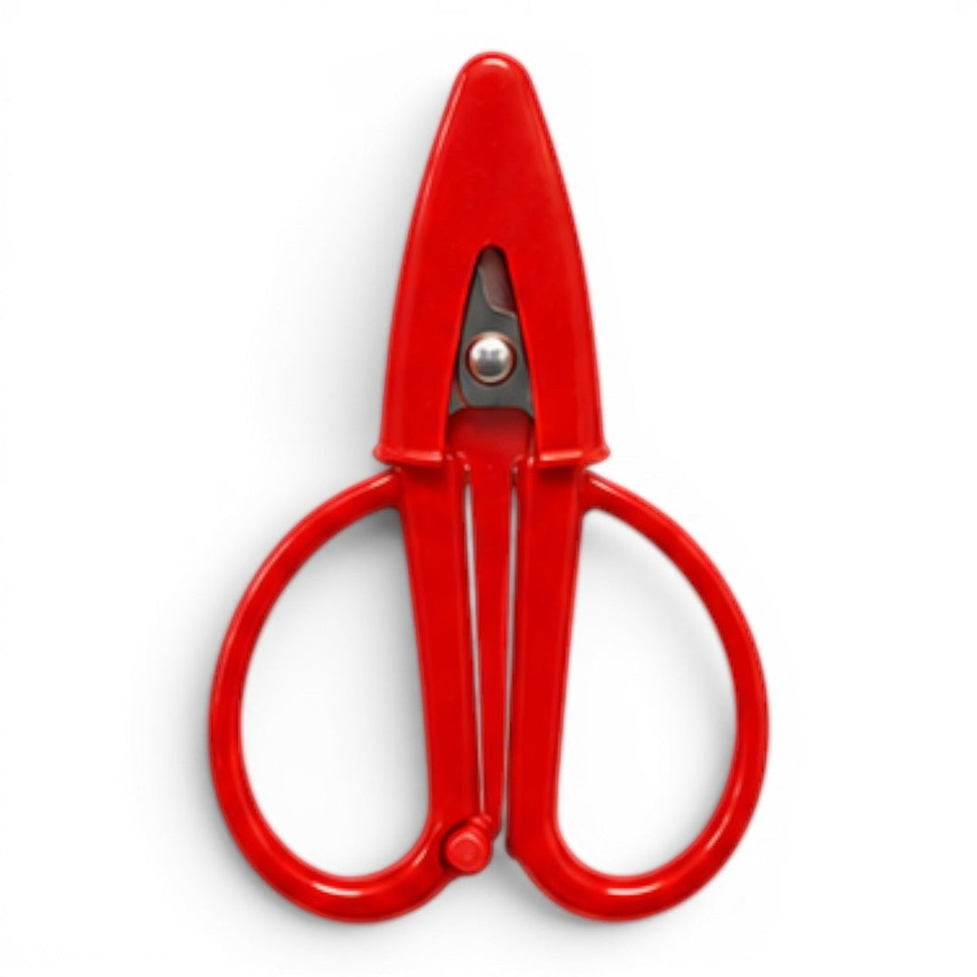 Super Snips Mini Thread Scissors with Silicone Sleeve - Red