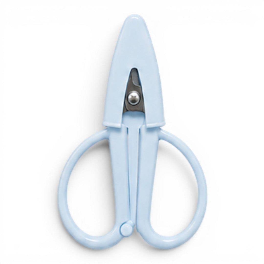 Super Snips Mini Thread Scissors with Silicone Sleeve - Sky Blue